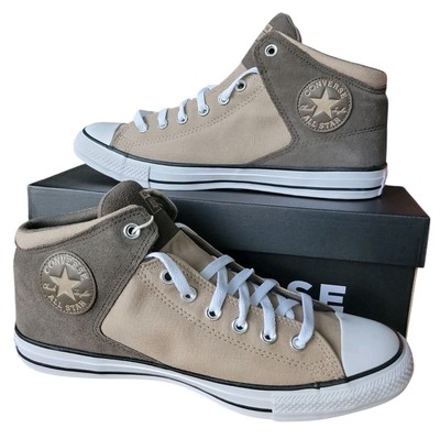 Mens 8 Converse CTAS High Street Mid Shoes Brown Vintage Cargo Truffle New