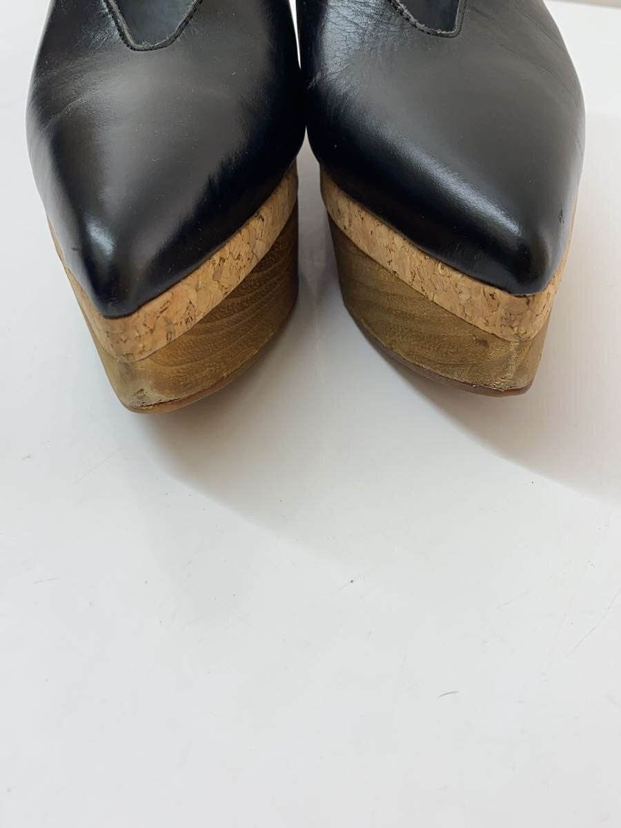 Ameri Wood Platform Pumps Blk KMA78 - image 6