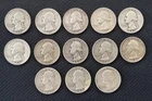 Lot of (13) 90% Silver Washington Quarters 1950-51-52-53-54-56-57-58-59  LOT#2