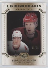2019-20 Upper Deck UD Portraits Rookies Gold 66/99 Eetu Luostarinen #P-61 xp6