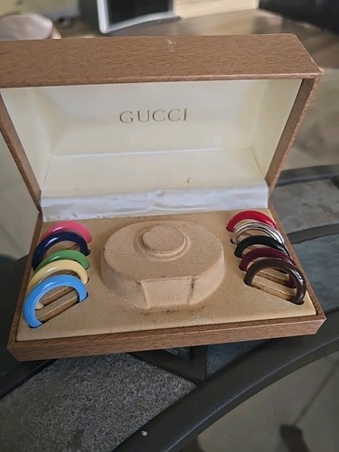 Gucci Interchangeable Watch Bezels- With Box ( NO Papers) 10 TOTAL