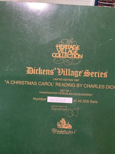 DEPT 56 DICKEN'S VILLAGE. A CHRISTMAS CAROL LIMITED EDITION 1997. 41822. IOB - Picture 7 of 7