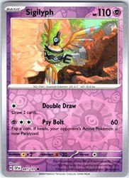 Sigilyph 081/191 Surging Sparks Reverse Holo