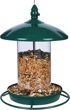 Metal Bird Feeder for Outside Hanging,Wild Bird Feeders for Cardinal, Large R...