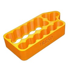 8-Slot Plastic Spot Welding Jig for 21700 Batteries Dual Row For DIY Assembly