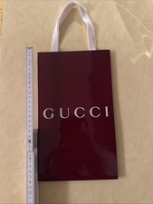 Gucci Tüte 28x17x10  cm Bordeauxrot Neu
