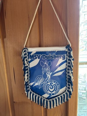 TOP !!!  FARBE BEKENNEN  !Wimpel  Pennant  MSV Duisburg    Football Fußball FIFA