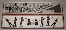 Vintage Britains 1283 Grenadier Guards Lying Kneeling Standing in Original Box