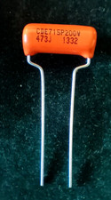 Sprague .047mfd .047uF Orange Drop Capacitor 200V