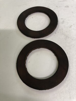 leather gaskets for original or reproduction Eaton gas caps Harley Knucklehead