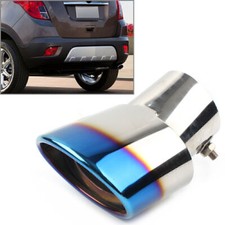 Car StainlessSteel Rear Exhaust Bent Pipe Tail Muffler Tip For Buick Encore Blue