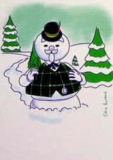 CRAIG BOLDMAN Signed Rudolph 1964 Colored & Inked Sketch Card 3.5x2.5 ART