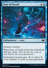 MTG Magic the Gathering Fear of Death (59/509) Innistrad Crimson Vow LP