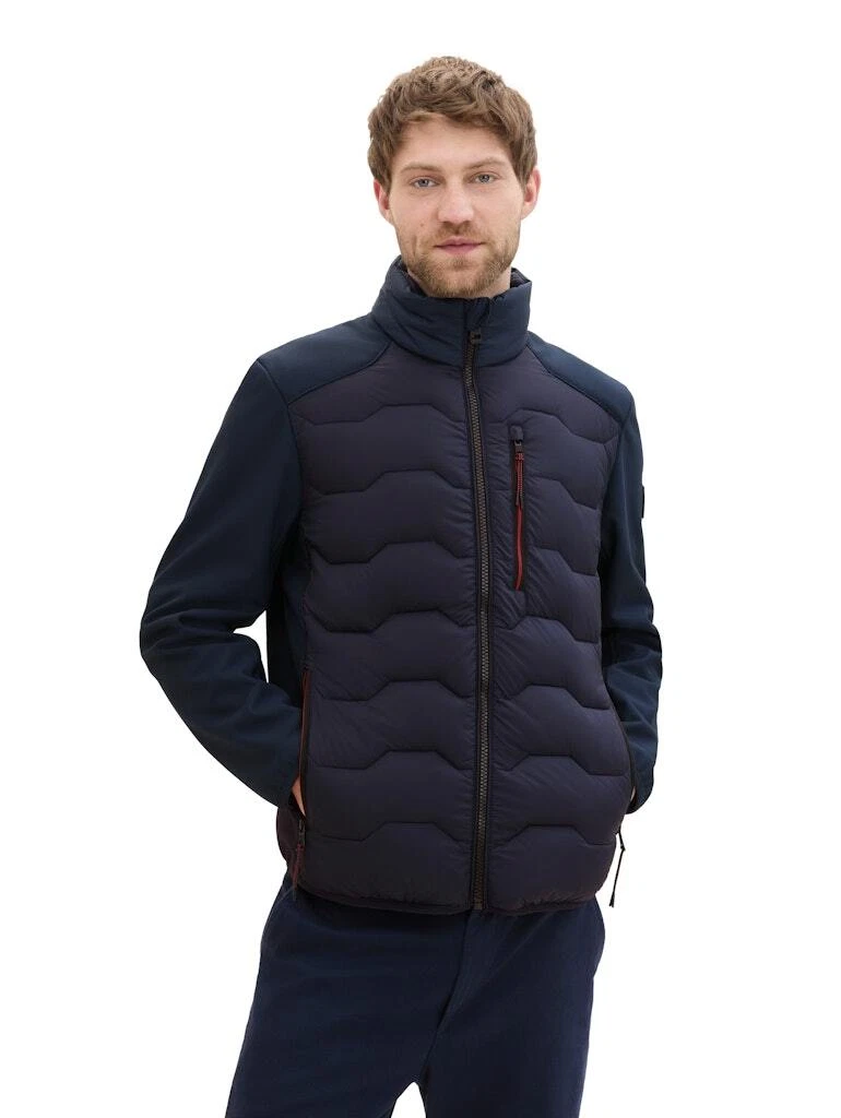 Tom Tailor Giacca di transizione 1044089 Blu Regular Fit