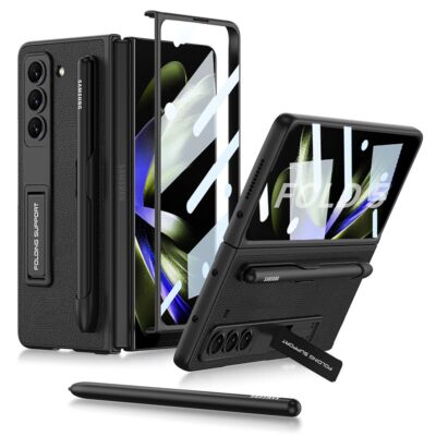 Hülle für Samsung Z Fold 5 Cover Hart Stoßfest Fold5 Displayschutz Galaxy
