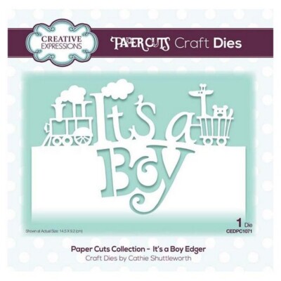 Creative Expressions It's a Boy Edger Die/NEW