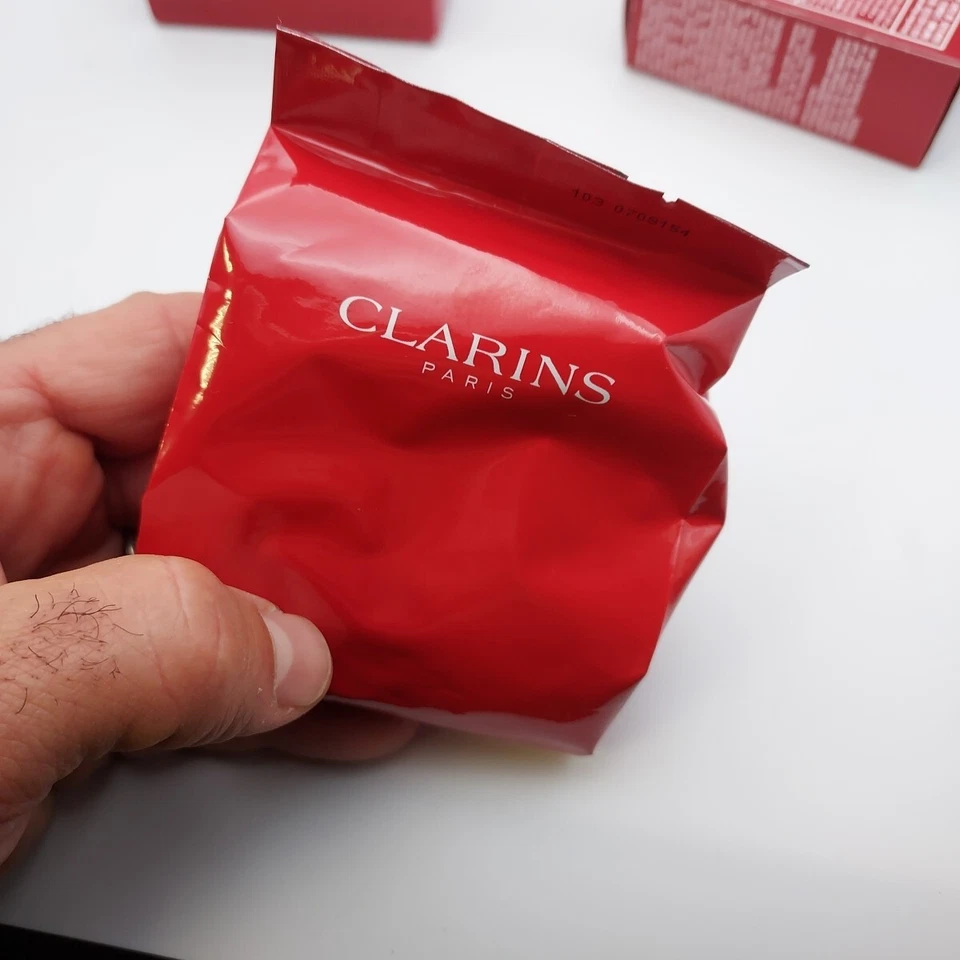 LOTE DE 2 recambios de base Clarins Everlasting Cushion 105 NUDE SPF 50 sellados  Foto 3 de 4
