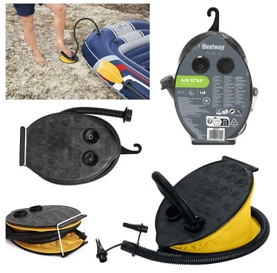 Bestway Luftpumpe Air Step - Fußpumpe Blasebalg Pumpe Fussluftpumpe Luftmatratze