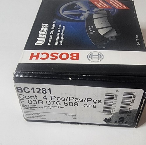 Bosch BC1281 Rear 2-Wheel Set Brake Pads for Honda Odyssey Pilot Acura MDX New! - Picture 2 of 3