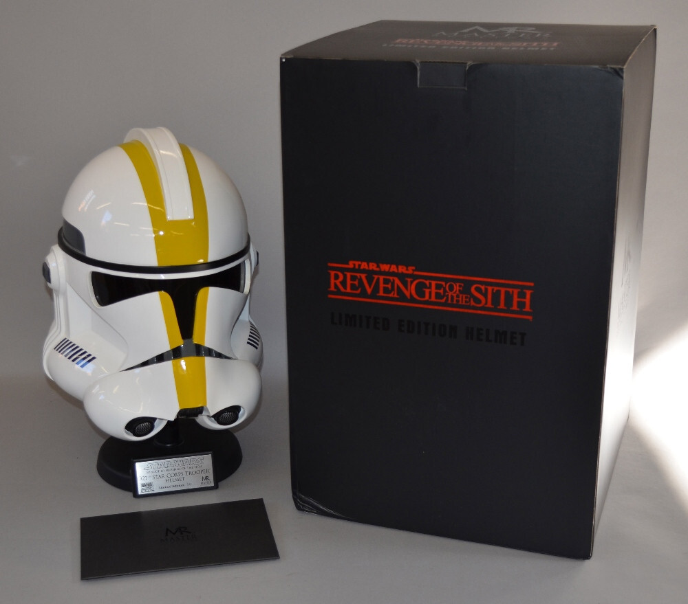 MASTER REPLICAS STAR WARS 327TH STAR CORPS TROOPER HELMET 1:1SCALE