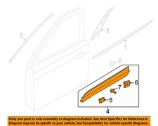 HYUNDAI OEM 19-20 Santa Fe Front Door Exterio...