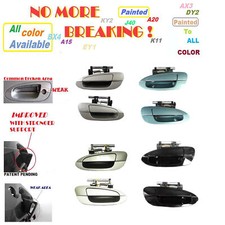 Upgraded Outside Exterior Door Handle Rear Left Right For 02-06 Nissan Altima Upgraded Outside Exterior Door Handle Rear Left Right For 02-06 Nissan Altima