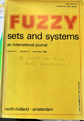 FUZZY sets and systems an international journal