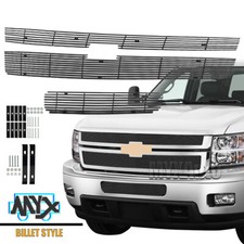 Black Billet Grille Fits 2011-2014 Chevy Silverado 2500hd3500hd Front Grill Black Billet Grille Fits 2011-2014 Chevy Silverado 2500hd3500hd Front Grill