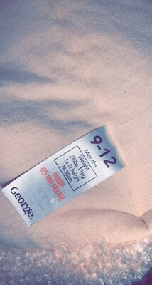 Teddybär Mantel Baby Größe 9-12 Monate, Blush Pink