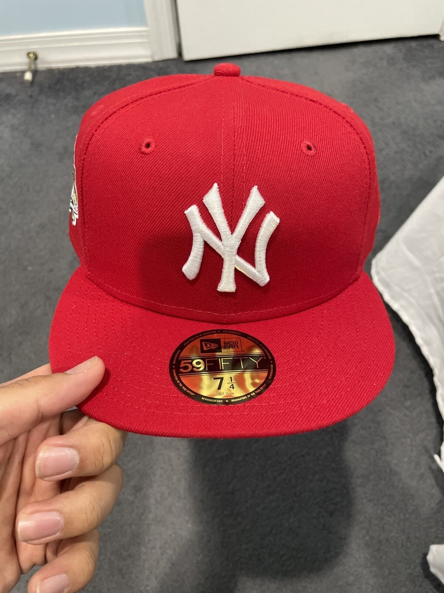 New York Yankees Big Red New Era 1999 WS 59Fifty Gum Pack Fitted