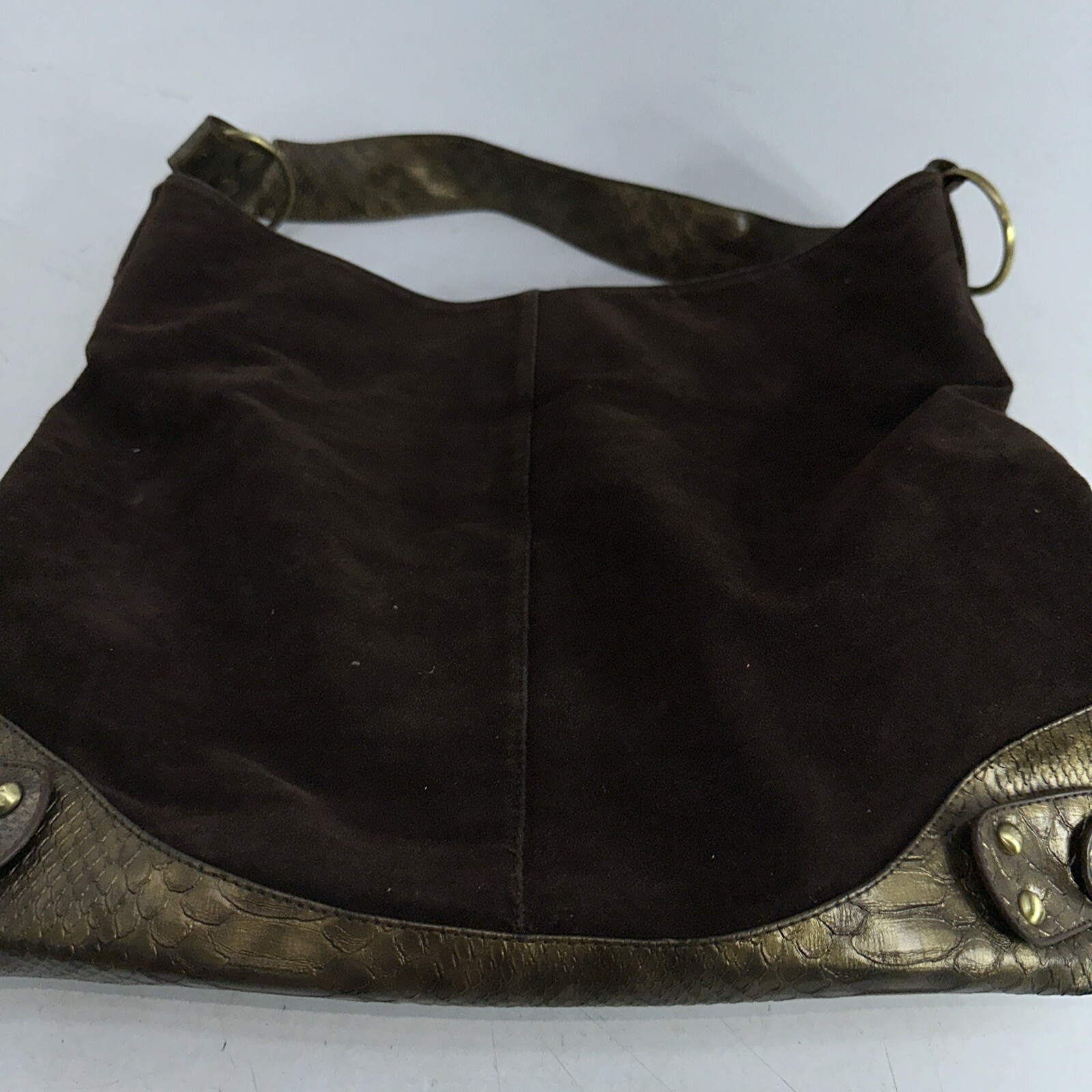 Patchwork Mixed Material Purse Shoulder Bag Tote … - image 7