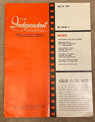 Lot of 7 Boxoffice Film Magazines, 1971, 1972, 1975, 1976, Box Office, Vintage - Picture 3 of 16