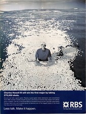 RBS Royal Bank of Scotland Group Charles Howell III Original Vintage Print Ad