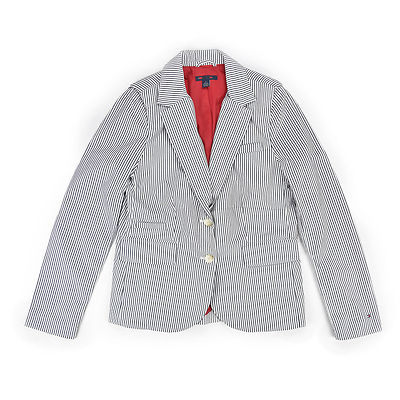 TOMMY HILFIGER Damen Blazer Sakko gestreift Jacke Cardigan Jacket S/P M L XL