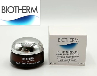 BIOTHERM 15 ml Blue Therapy Amber Algae Revitalize Creme Nuit Neu Nachtcreme
