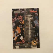 1994-95 Donruss Kellogg’s insert The Cup M.Lemieux.