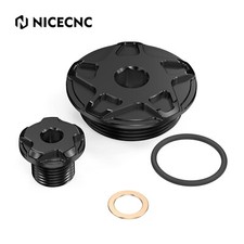 NICECNC 2PCS Engine Timing Plug Bolts For Suzuki DRZ400 DR Z400 E S SM 2000-2024