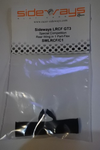 Sideways racer lexus lrcf gt3 rubber wing 1 part flex swlrcf/c1
