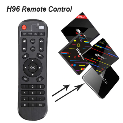 Télécommande Pour Box Android TV H96 Pro Plus, Max Plus, Max X2, Pro - Remplacement