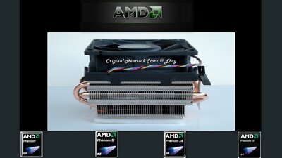 GENUINE AMD HEATSINK COOLER FAN FOR  PHENOM II X6 1100T BLACK EDITION  SKT AM3
