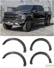 For 21-23 Ford F-150 Raptor Factory CARBON FIBER Front & Rear Side Fender Flares
