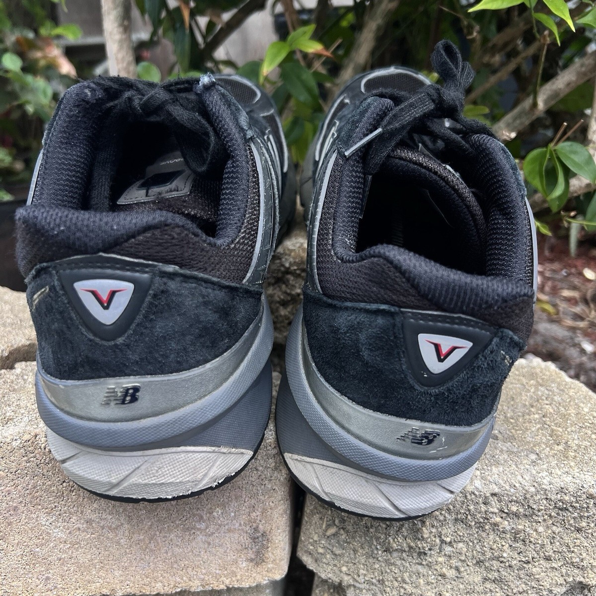 New Balance 990v5 Men\'s 11.5 4E Black Running Shoes Made In USA (FLAW) New Balance Made in USA 990 v6 Running Shoe (Men) - Black  main image 4