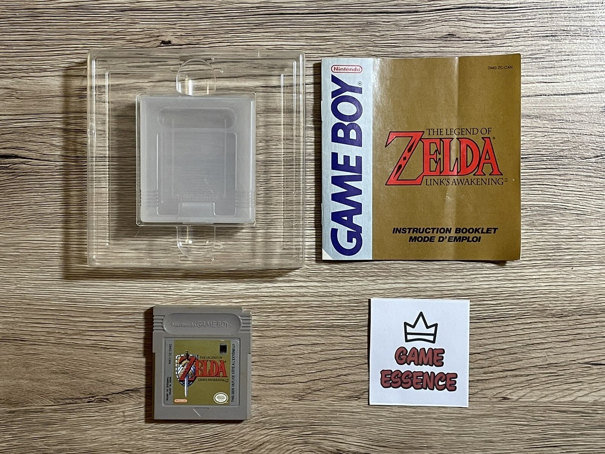Jeu GameBoy The Legend Of Zelda: Link's Awakening Version FR - État Moyen, Manuel Inclus