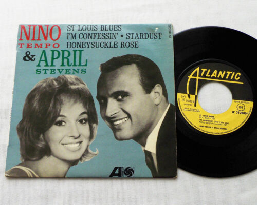 Nino TEMPO-April STEVENS St Louis blues+3 FRENCH 60's 7" EP 45 ATLANTIC 212080  - Afbeelding 1 van 2