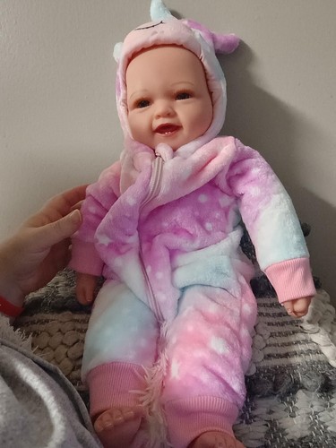 17inch Large Realistic Cute Soft Body Real Life Baby Dolls with Accessories