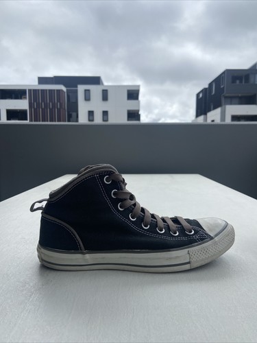Converse All Star Chuck Taylor Static Hi Black Sneakers UK8 US9 EUR41.5 26.5cm - Picture 2 of 15