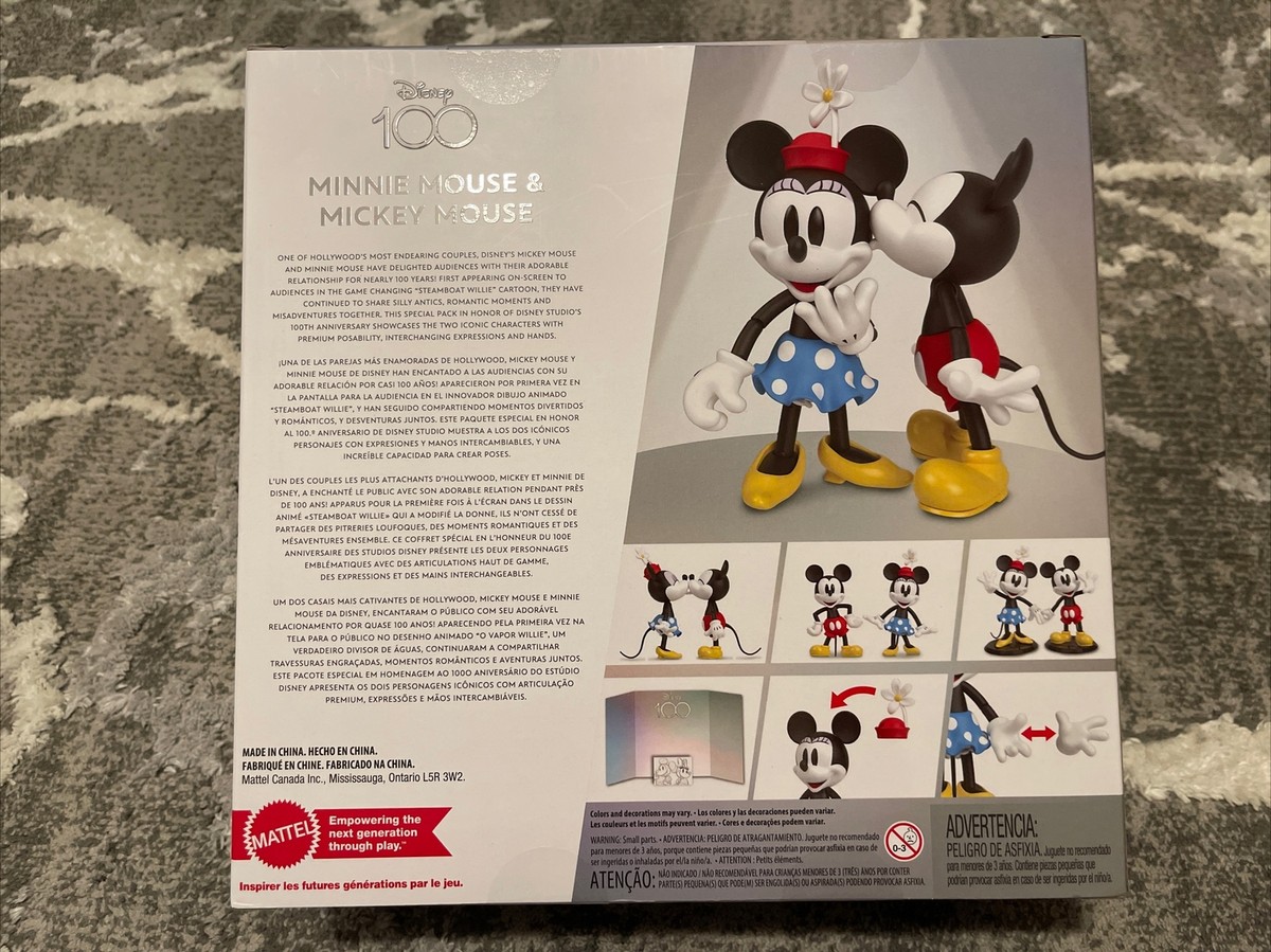 Disney 100th Celebration Mickey Mouse & Minnie Mouse Collectible