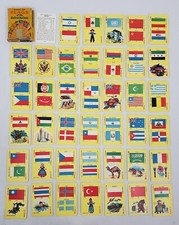 VINTAGE  Flags of the United Nations Card Game - Russell Card Games - c.1960's