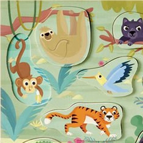 Imaginarium Chunky 8 Piece Puzzle ~ Jungle Animals Themed Puzzle - Bild 3 von 5