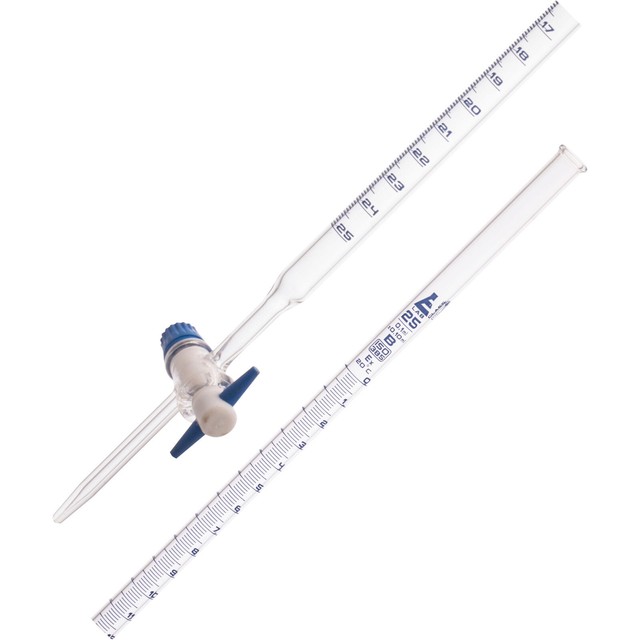 Labglass Burettes With Straight Bore PTFE Key Stopcock 25ml Class 'b' for sale online eBay